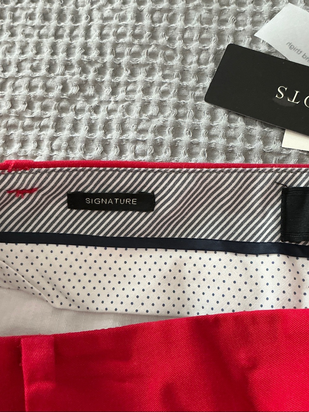 Talbots Signature Red Cropped Ankle Pants NWT size 12 - Picture 7 of 10
